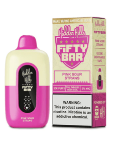 Hidden Hills x Fifty Bar 20K Disposable (5% Nicotine , Dual Parallel Mesh Coil) - Image 4