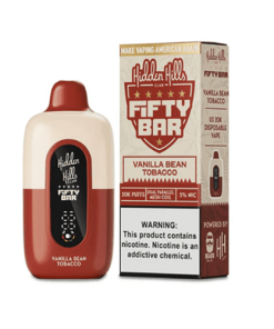 Hidden Hills x Fifty Bar 20K Disposable (5% Nicotine , Dual Parallel Mesh Coil)