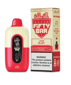 Hidden Hills x Fifty Bar 20K Disposable (5% Nicotine , Dual Parallel Mesh Coil) - Image 3