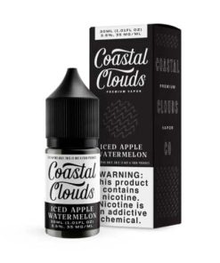 Iced Apple Watermelon Salt Nic by Coastal Clouds Salt 30ML TFN
