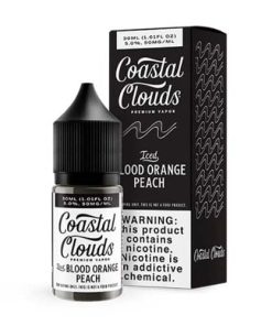 ICED Blood Orange Peach Salt Nic by Coastal Clouds 30ML