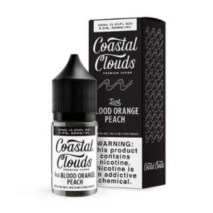 ICED Blood Orange Peach Salt Nic by Coastal Clouds 30ML