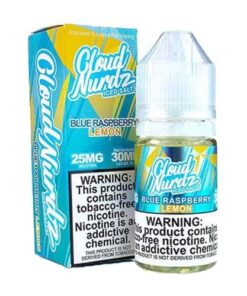 Iced Blue Raspberry Lemon Salt by Cloud Nurdz Iced Salt 30ML