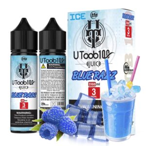 Iced Blue Razz by U TooB 100 Iced 2x60ML 120ML
