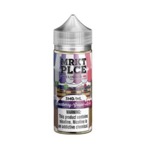 ICED Brazberry Grape Acai by MRKT PLCE E-LIQUID 100ML