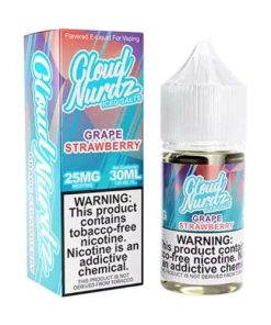 Iced Grape Strawberry Salt by Cloud Nurdz Iced Salt 30ML