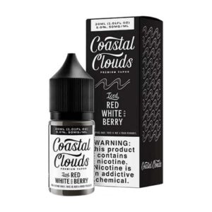 ICED Red White And Berry Salt Nic by Coastal Clouds 30ML