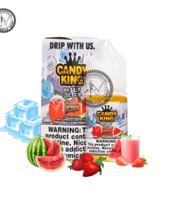 Iced Strawberry Watermelon BubbleGum Salt by Candy King on Salt 30ML