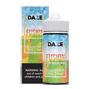 ICED Yellow Green Red Mango by 7 Daze Fusion 100ML