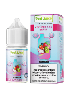 Alternative view of Kiwi Dragon Berry By Pod Juice Salt 30ML