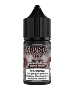 Lychee Cookie Salt E-Liquid by SadBoy Tear Drops 30ML