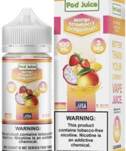 Mango Strawberry Dragonfruit by Pod Juice 100ML