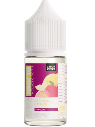 Passion Citrus By Blank Bar Salt E-Liquid 30ML