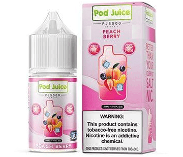 Peach Berry Ice By Pod Juice Salt 30ML - Image 2