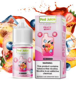Peach Berry Ice By Pod Juice Salt 30ML
