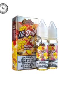 Alternative view of Peachy Mango Salt by Hi-Drip Salts 2x15ML 30ML