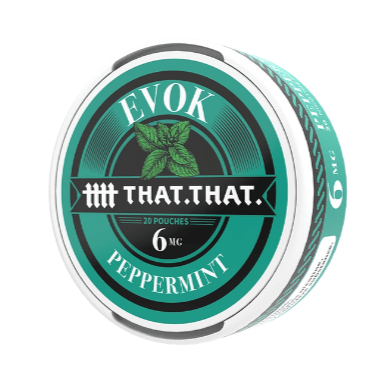 Peppermint By THATTHAT Evok Nicotine Pouches (20 pouches)