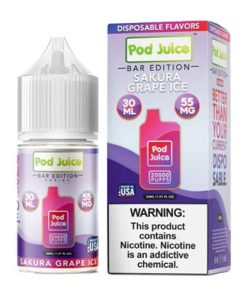 Sakura Grape Ice by Pod Juice Salt 30ML