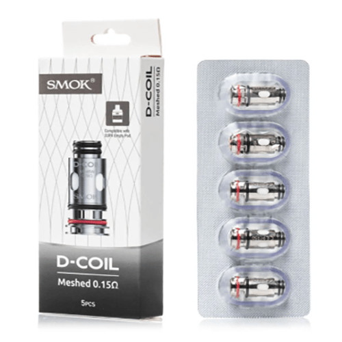 Smok D-Coil Mesh Replacement Coils (5 Pack)
