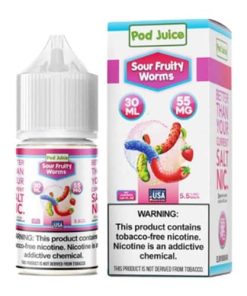 Sour Fruity Worms by Pod Juice Salt 30ML
