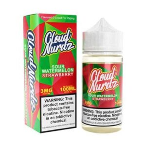 Sour Watermelon Strawberry by Cloud Nurdz 100ML