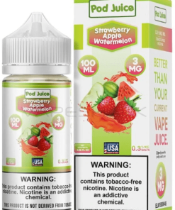 Strawberry Apple Watermelon by Pod Juice 100ML