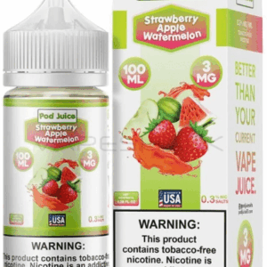 Strawberry Apple Watermelon by Pod Juice 100ML