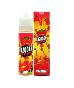 Strawberry Candy By Bazooka Sour Straws 60ML