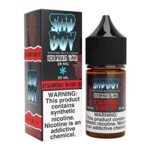 Strawberry Ice Salt E-Liquid by SadBoy Tear Drops 30ML