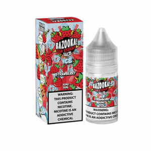 Strawberry Ice Sour Candy Salt By Bazooka Sour Straws Salt 30ML