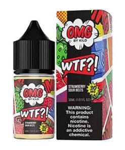 Strawberry Sour Belts Salt By OMG – WTF Eliquid 30ML