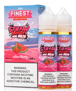 Strawmelon Sour Belts By The Finest Sweet And Sour 100ML