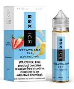 Strawnana Ice by Glas Basix Tobacco Free Nicotine Series 60ML