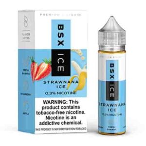 Strawnana Ice by Glas Basix Tobacco Free Nicotine Series 60ML