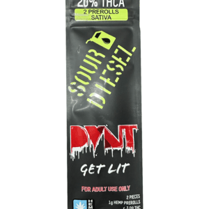 THCA 1G Hemp PreRolls By DVNT ( 2 Pcs )