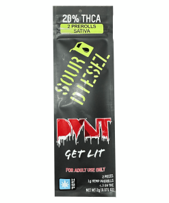 THCA 1G Hemp PreRolls By DVNT ( 2 Pcs )