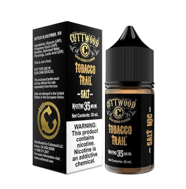 Tobacco Trail Salt by Cuttwood Salt 30ML E-Liquid