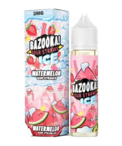 Watermelon Candy Ice By Bazooka Sour Straws 60ML