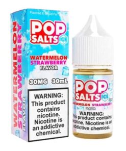 Watermelon Strawberry Ice by Pop Salts E-Liquid 30ML
