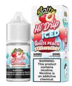 White Peach Strawberry Iced by Hi-Drip Salts 30ML