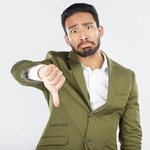 Man Thumbs Down
