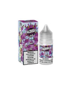 Grape Ice Sour Candy Salt by Bazooka Sour Straws Ice Salt 30ML