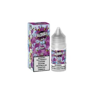 Grape Ice Sour Candy Salt by Bazooka Sour Straws Ice Salt 30ML